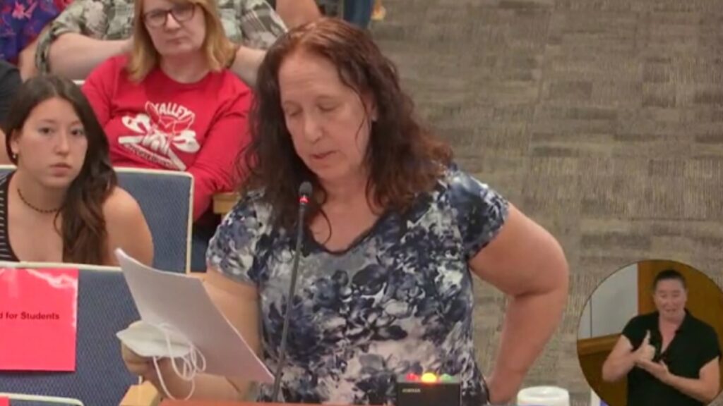 Nevada Mother Reads Obscene Material at School Board Meeting